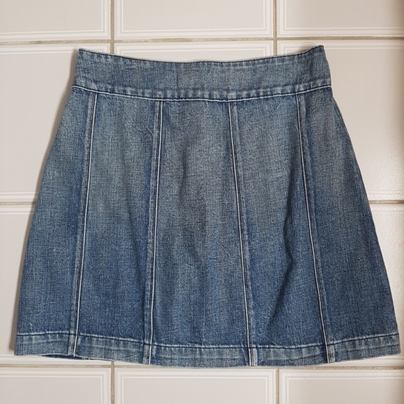 Frame Le Panel Mini Skirt - Picture 5 of 7